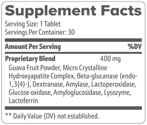 DentaTonic Supplement Facts