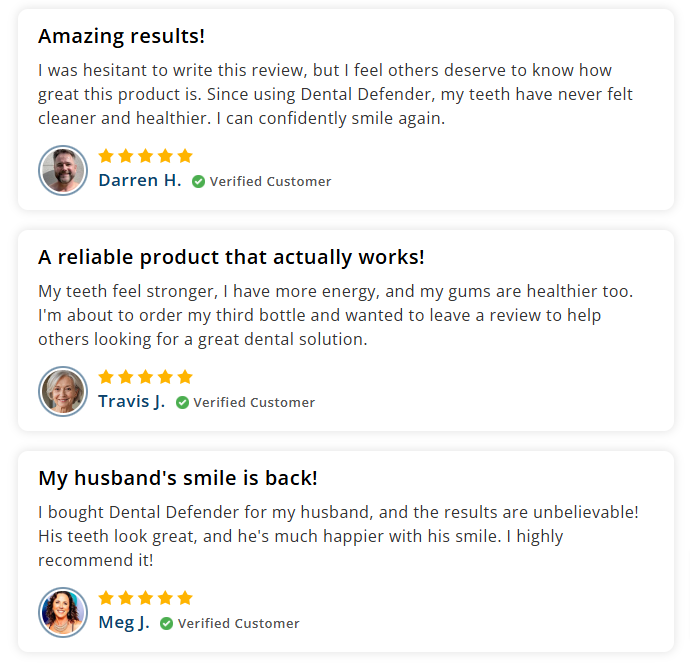 Dental Defender customer reviews