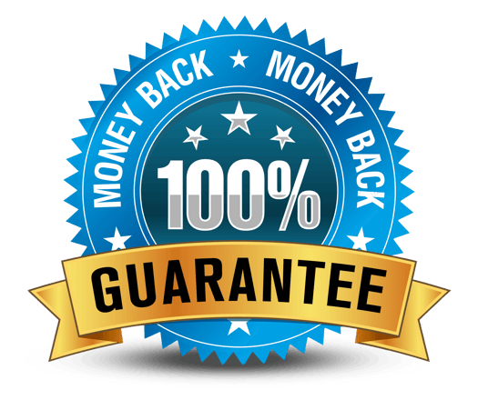 100 % money back gurantee